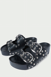 Image of Loeffler Randall Jack sandal in black with silver studs