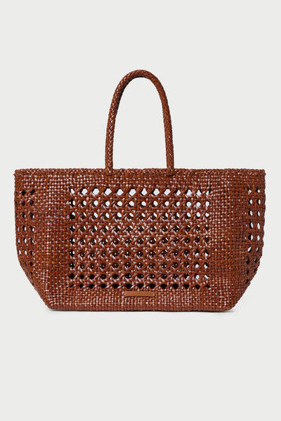 Image of the Loeffler Randall Klara Woven Tote front view