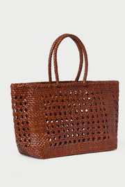 Image of the Loeffler Randall Klara Woven Tote angled  front view