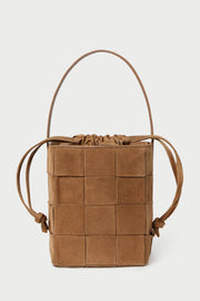 Image of the Loeffler Randall Laith Wide Woven Top Handle front view