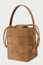 Image of the Loeffler Randall Laith Wide Woven Top Handle front view