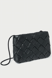 Image of Loeffler Randall Auzeen bag in woven black leather