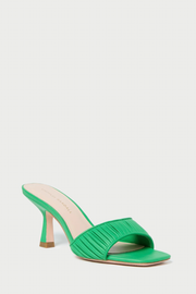 Image of Loeffler Randall Naima gathered mule in kelly green