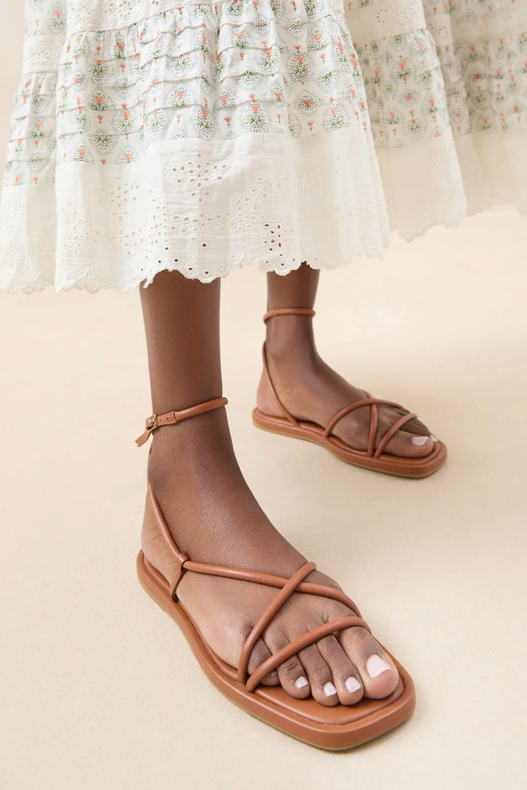 Image of Loeffler Randall Noor sandal in timber