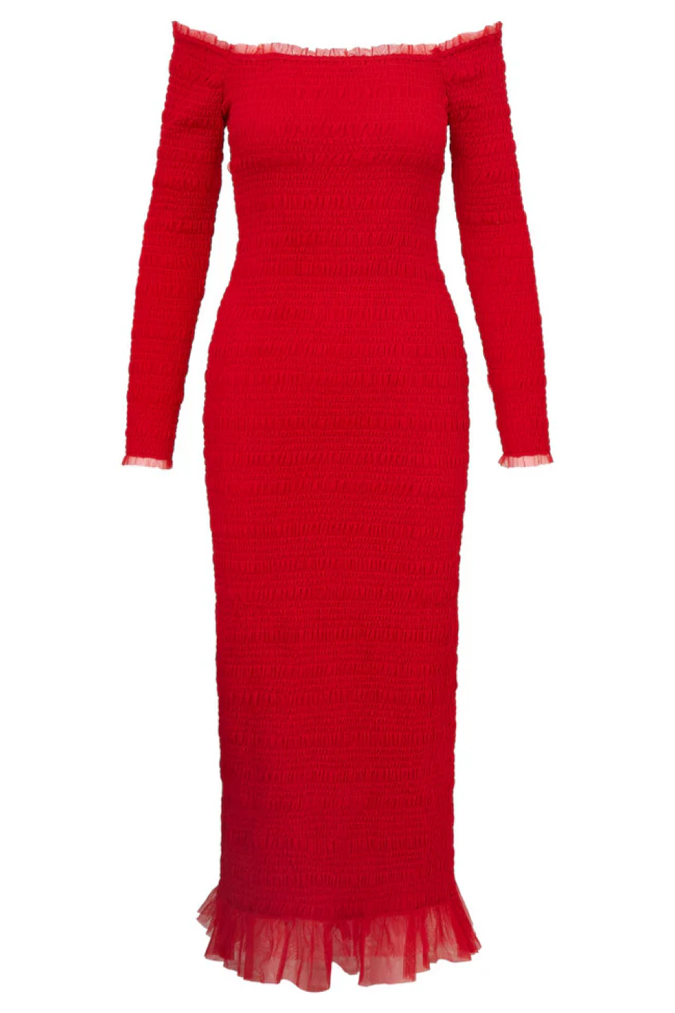 love shack fancy red dress Avelle neckline with spaghetti straps Size:9 1/2 Medium HEARTTOUCH Womens Cotton Pajamas CAT-Dresses