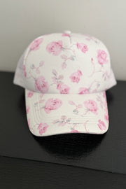 Image of the Love Shack Fancy Joni Trucker Hat front view