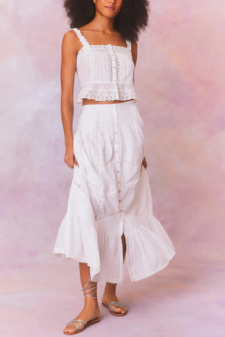 Image of Loveshackfancy Ritson skirt