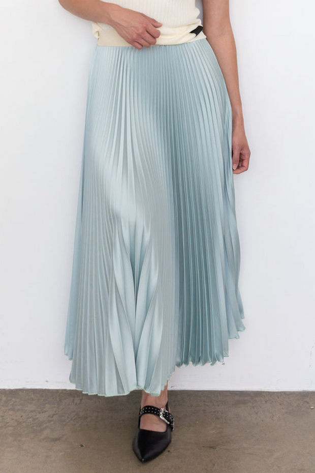Image of Loyd Ford Bendeto skirt in tropical blue