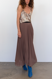 Image of Loyd ford reversible cami in snake print/ivory