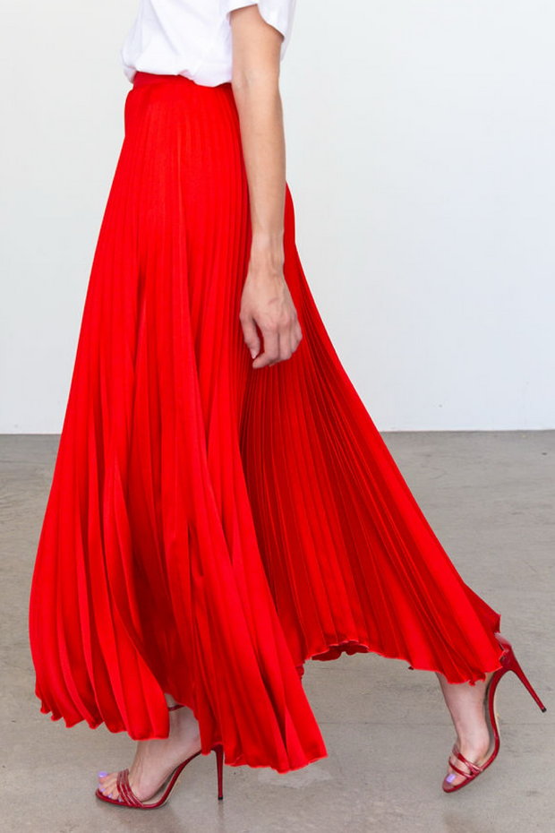 Image of Loyd Ford Europa skirt in red