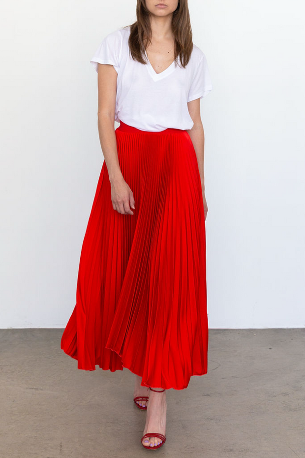 Image of Loyd Ford Europa skirt in red
