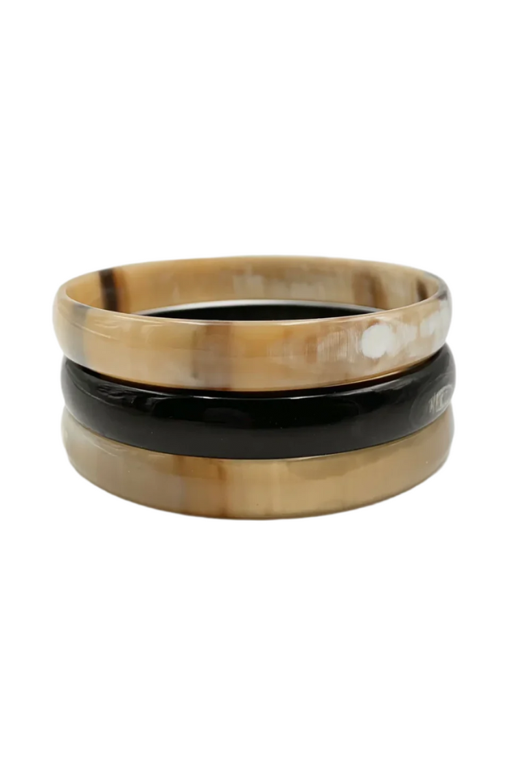 Image of medium horn bracelets
