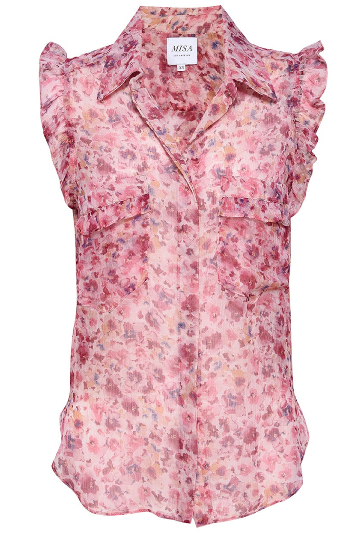 Image of Misa Jessica top in summer ditsy print