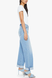 Model wearing the Mother Dodger Button Hover Cuff side view