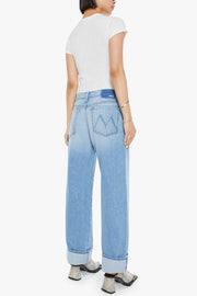 Model wearing the Mother Lil Dodger Button Hover Cuff back view
