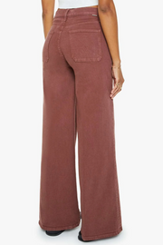 Back image of Mother wide leg patch pocket denim