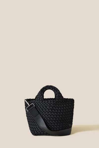 Image of Naghedi st Barths petit bag in onyx.