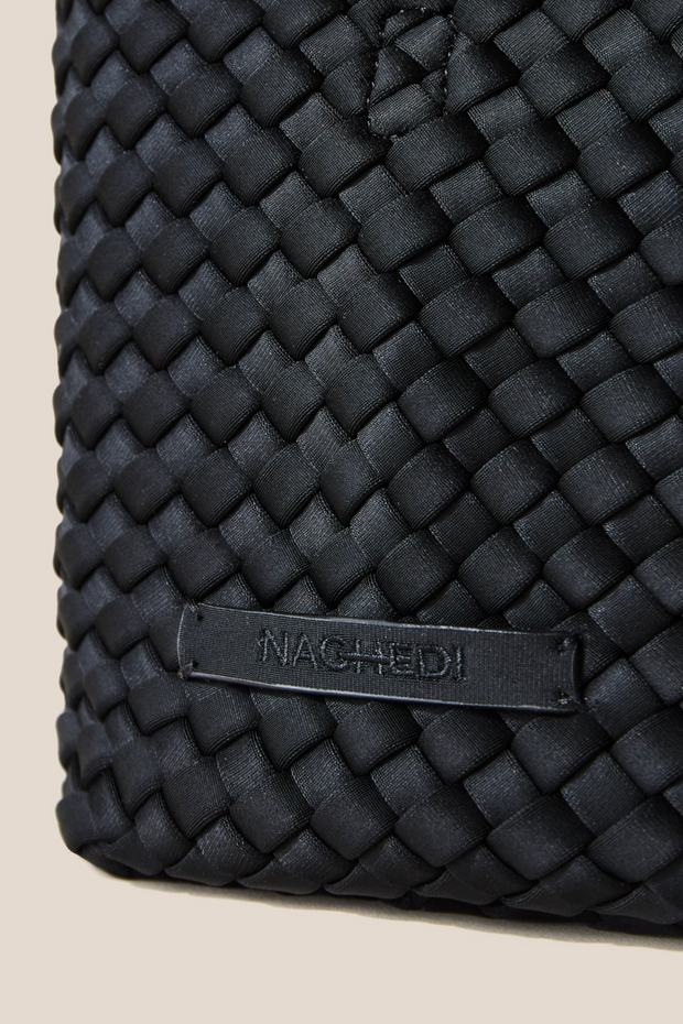 Image of Naghedi st Barths petit bag in onyx.