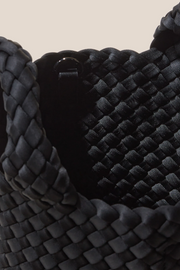 Image of Naghedi st Barths petit bag in onyx.