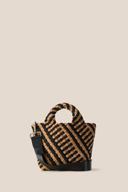 Image of the Naghedi St. Barths Petit Tote Graphic Stripe front view