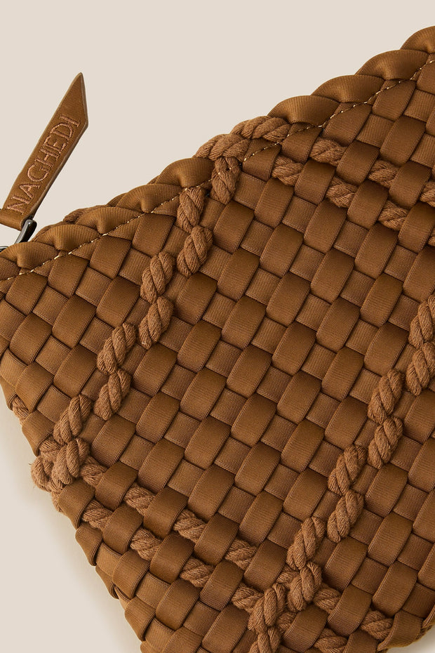 Image of the Naghedi St. Barths Small Tote Rope close up of pouch