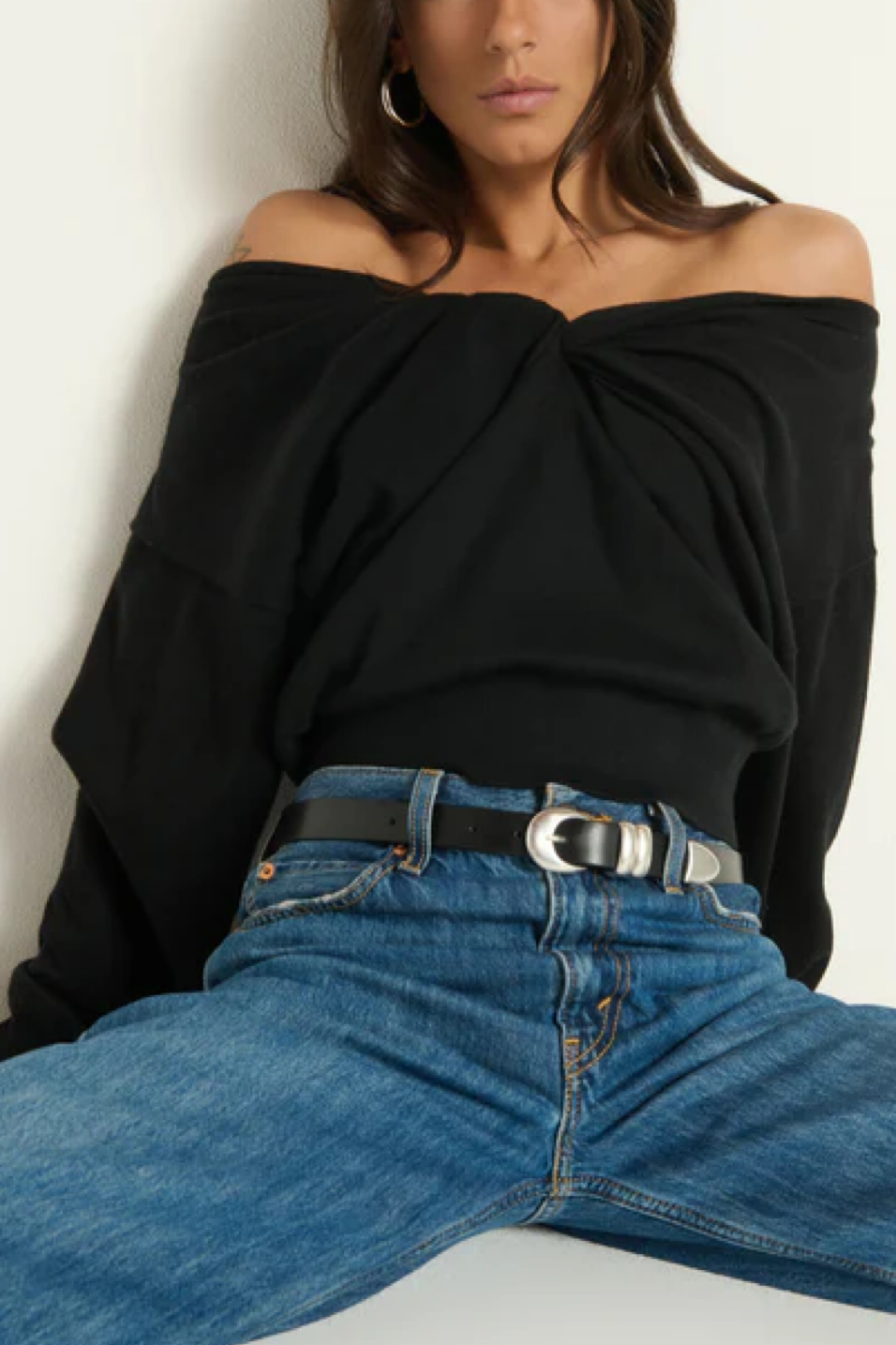 Image of Nation Jolie pullover in black