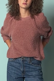 Image of model wearing Nation LTD Amal raglan sweater