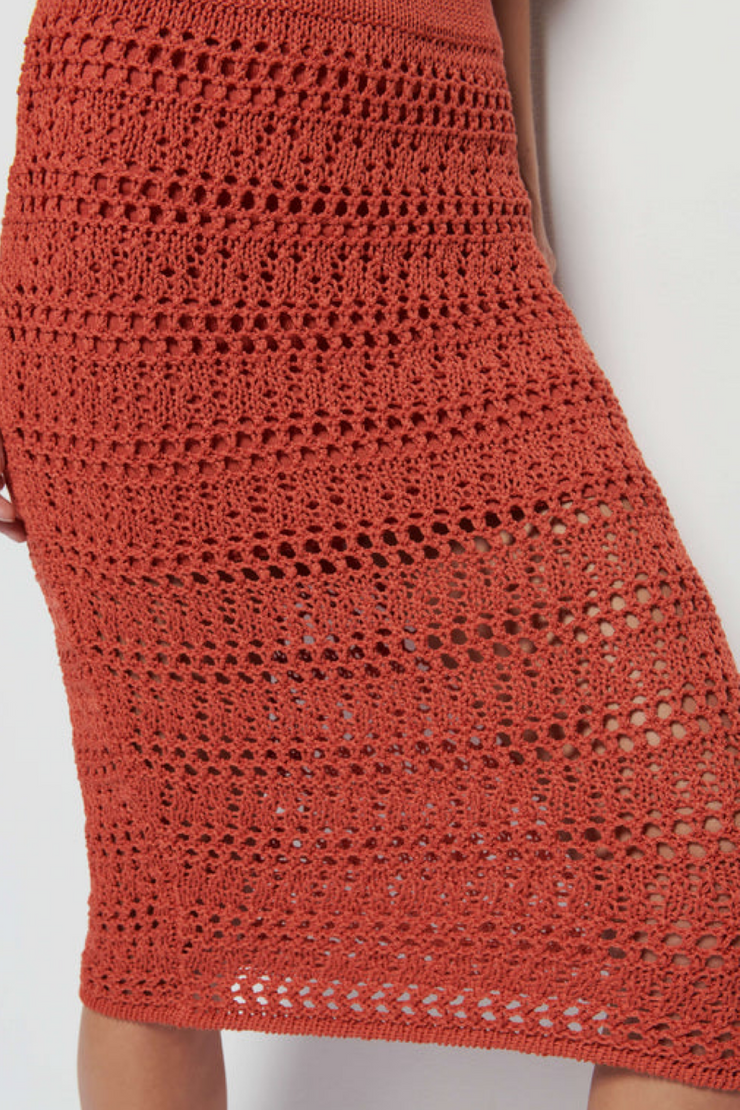 Image of Nation Ltd Driana skirt in ginger