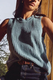 Image of the nation ltd elliana pullover front view close up