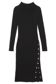 Image of Nation LTD Leni dress in jet black