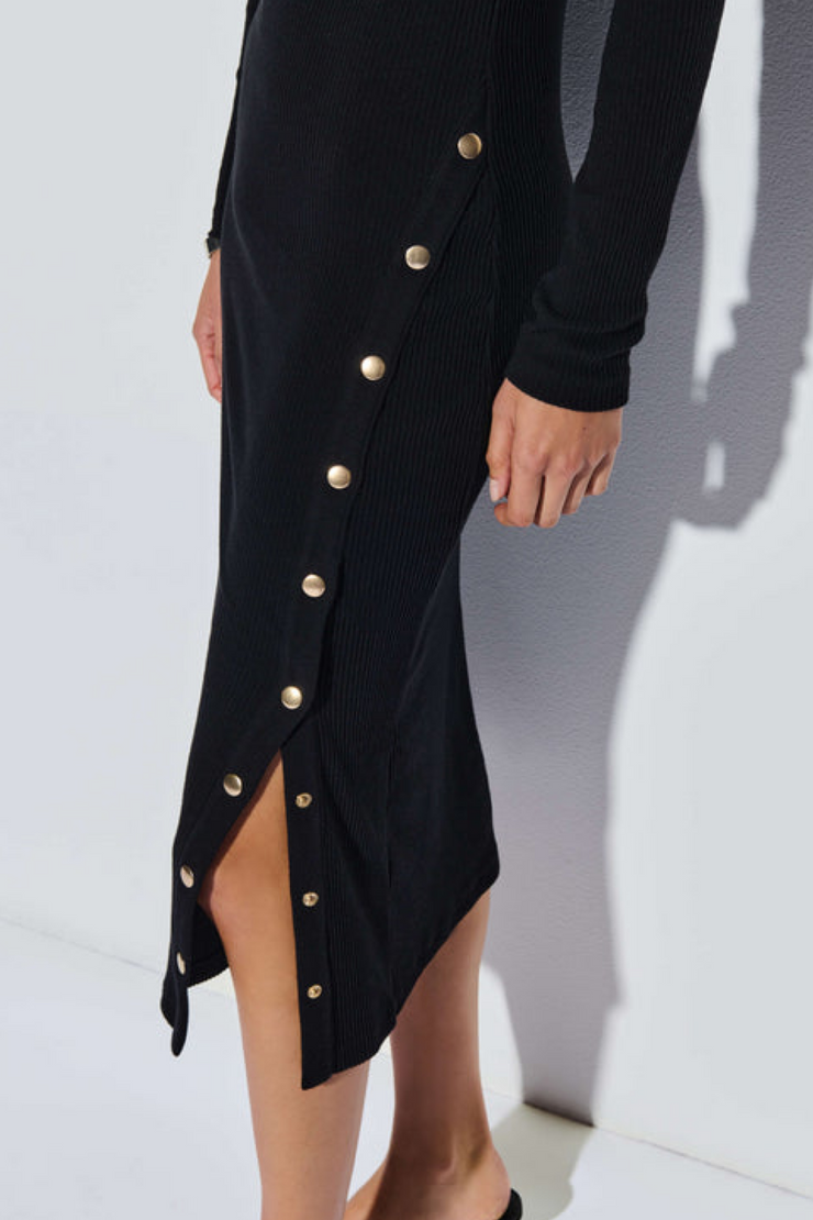 Image of Nation LTD Leni dress in jet black