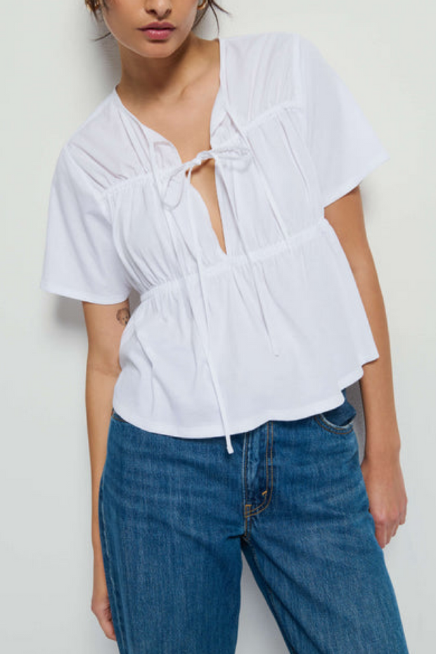 Image of Nation LTD Robin top in white