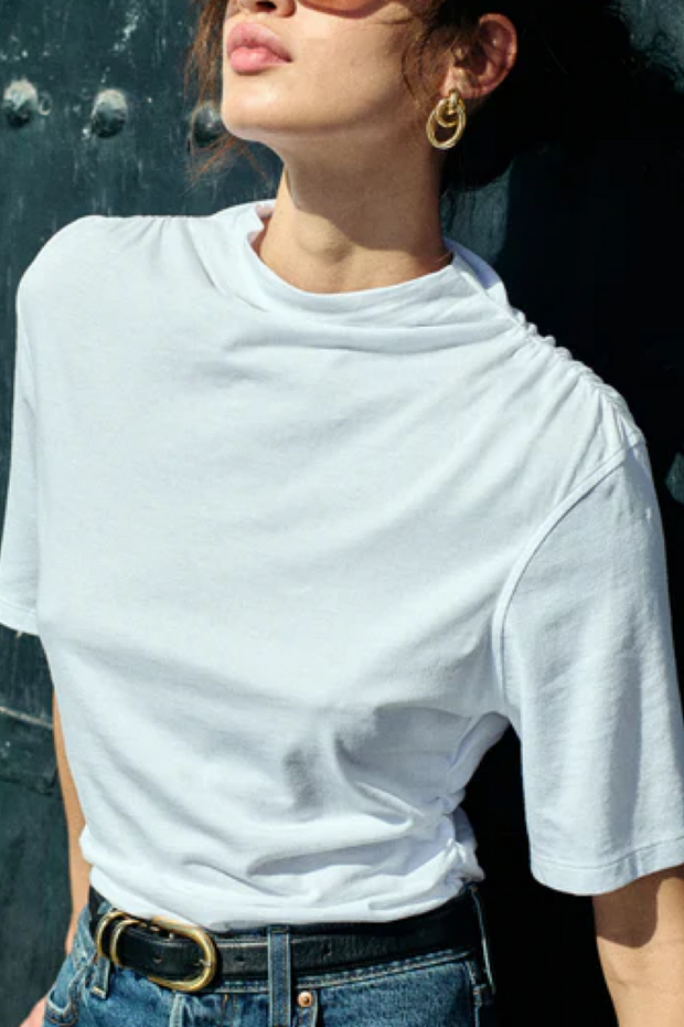 Image of Nation Reed top in white