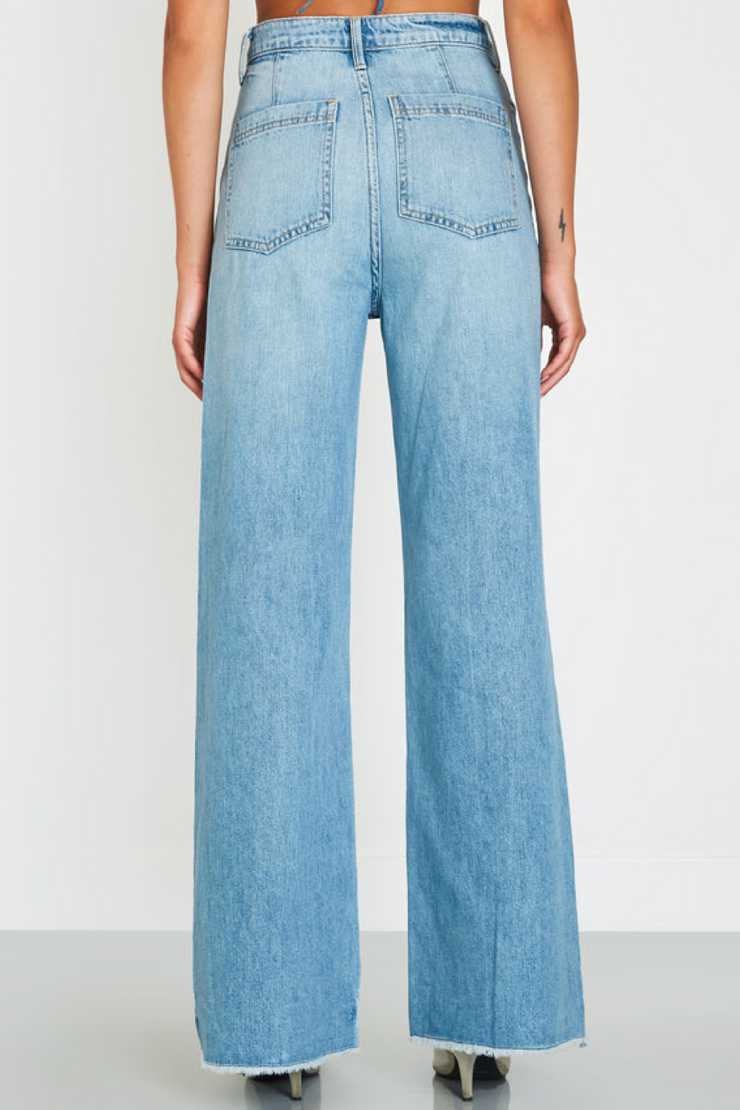 Image of NOEND Sophia super high rise wide leg jean