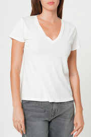 Image of NOEND white Vneck tee