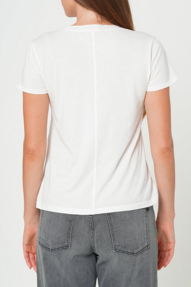 Image of NOEND white Vneck tee