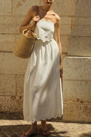Image of model wearing the Posse Antoinette Skirt front view