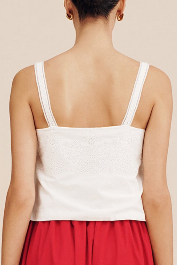 Image of Posse Beryl cami in vintage white