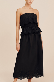 Image of Posse Beryl strapless top in black