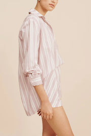 Image of model wearing the Posse Lena Shirt side view