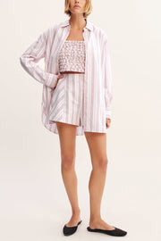 Image of model wearing the Posse Lena Shirt front view