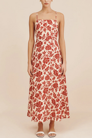 Image of Posse Lori dress in scarlet bloom print