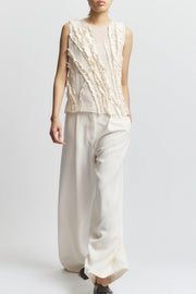 Image of the Saint Art Naomi Sleeveless Blouse front view