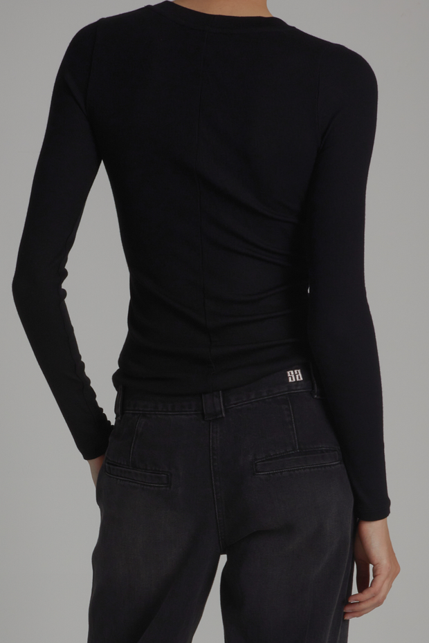 Image of Saint Art Quinn ribbed henley