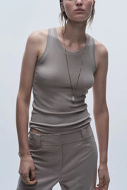 Image of model wearing the Saint Art Soren Jersey Tank