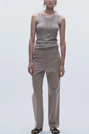 Image of model wearing the Saint Art Soren Jersey Tank front view
