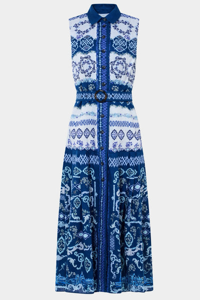 Image of the Saloni Nya Dress front view