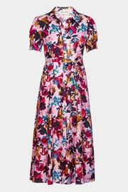 Image of the Saloni Vanessa Dress front view