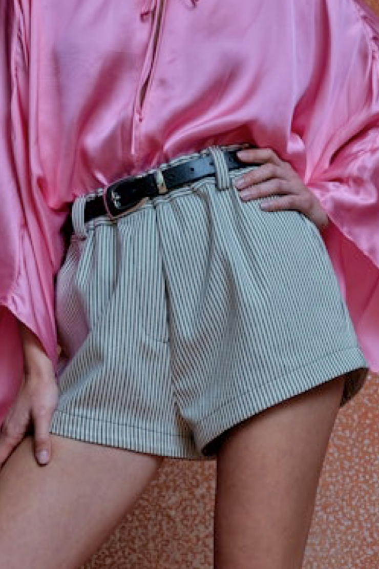 Image of Secular Parker short in stripe