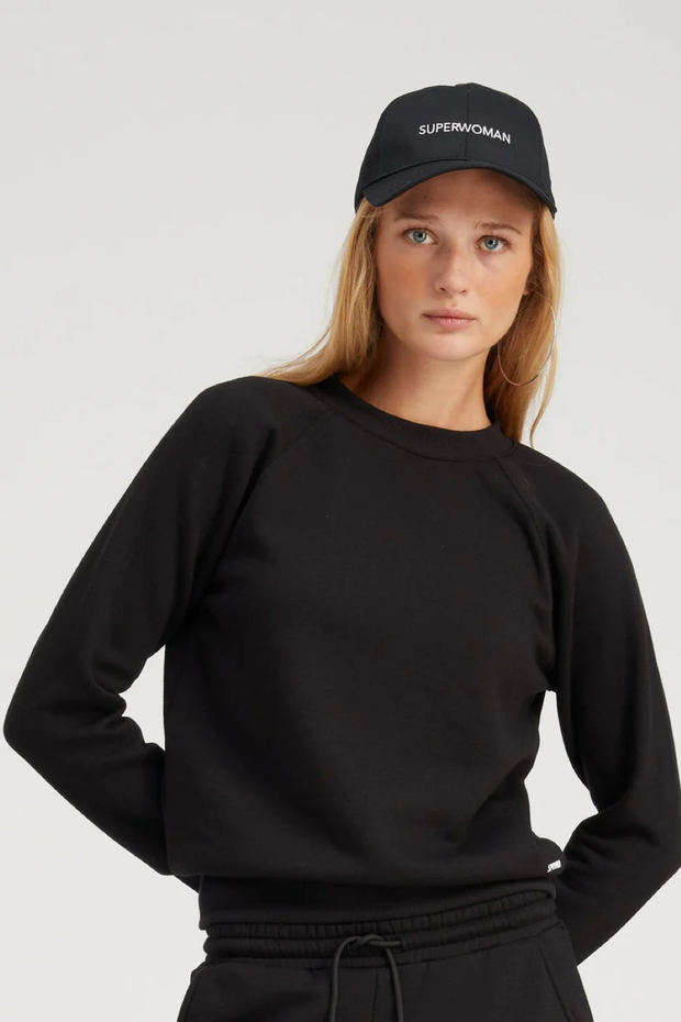 Image of SPRWMN baseball cap in black